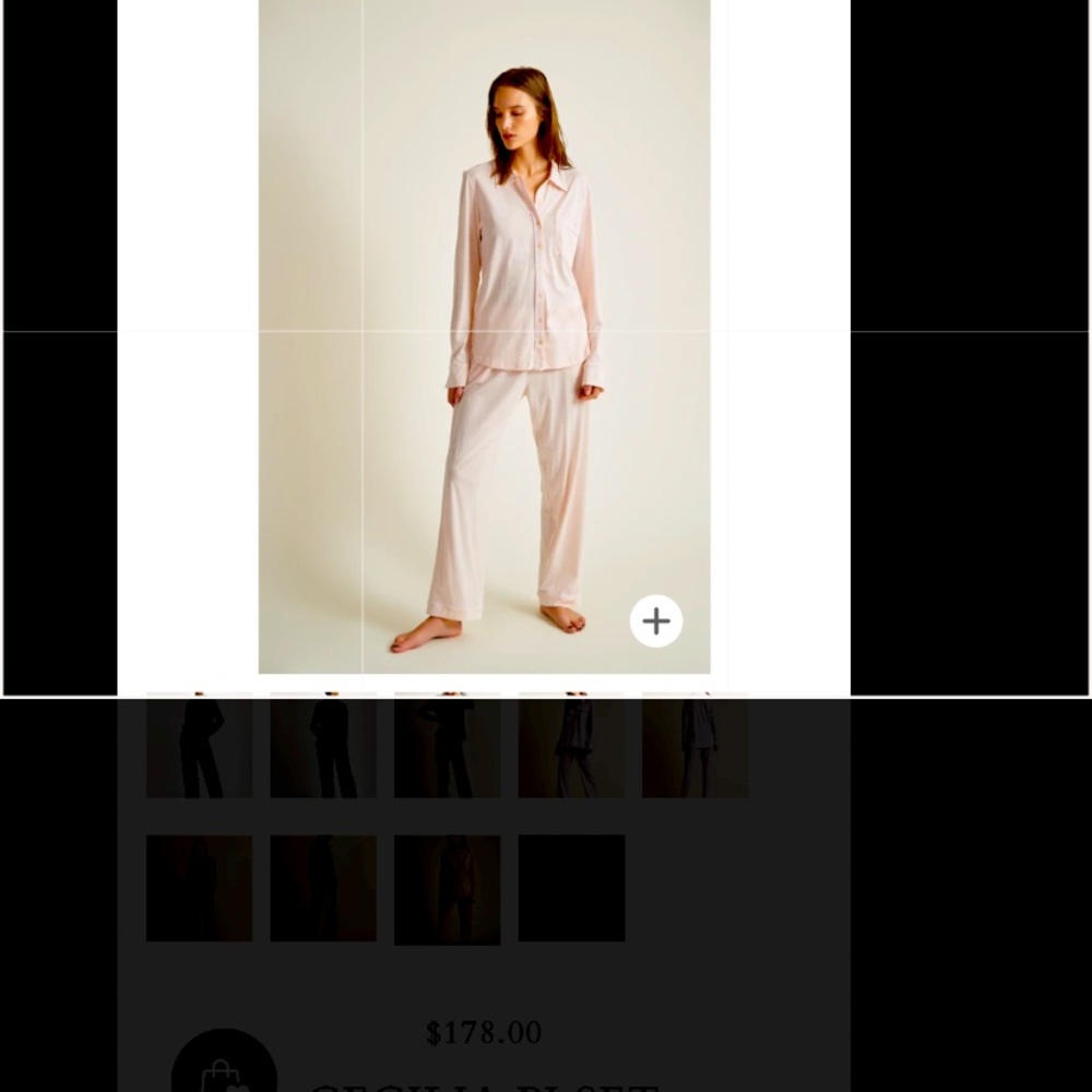 Skin organic pajama set